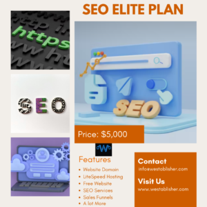 SEO ELITE PLAN Perfect For High Traffic Businesses That Require More Resources. We Offer 6 Months SEO Services & Sales Funnel Provision